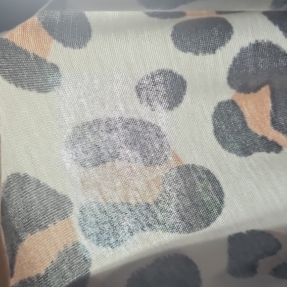 LuLaRoe Valentina Leopard Print Button Down Blouse - Picture 8 of 14